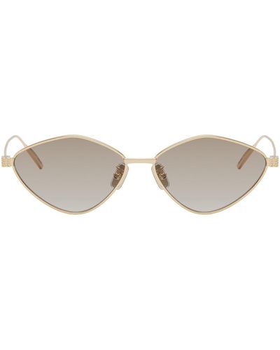 Givenchy Petites lunettes de soleil speed dorées - Noir