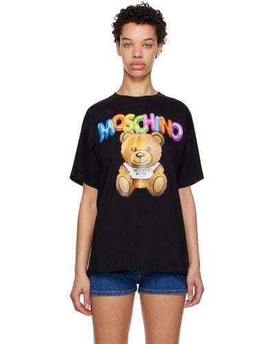 Moschino Inflatable Teddy Bear Tシャツ - ブラック
