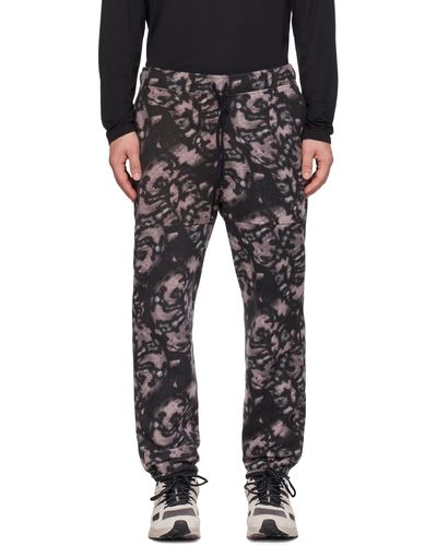 The North Face Grey & Pink Alpine Polartec 100 Trousers - Black