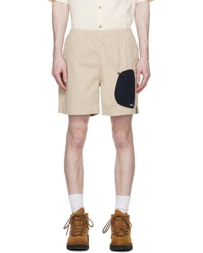 Adsum Zip Pocket Shorts - Natural