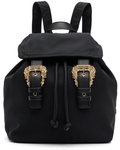Versace Jeans Couture Black Pin-buckle Backpack