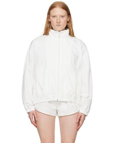 T By Alexander Wang Coaches Track Jacket - White