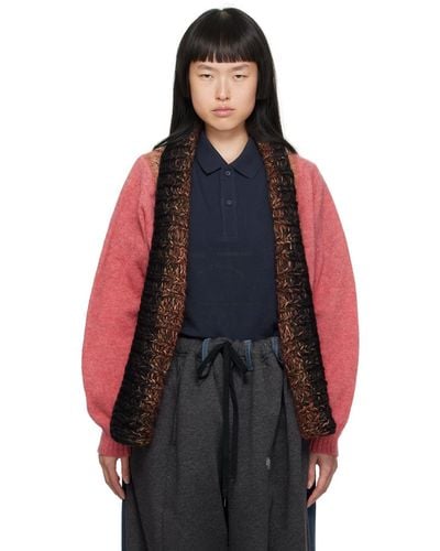 Bless Panelled Cardigan - Multicolour