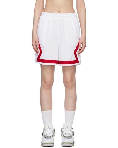 Nike White (her)itage Shorts - Red