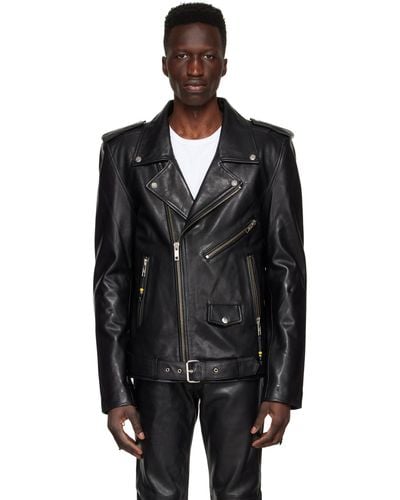BLK DNM 5 Leather Jacket - Black