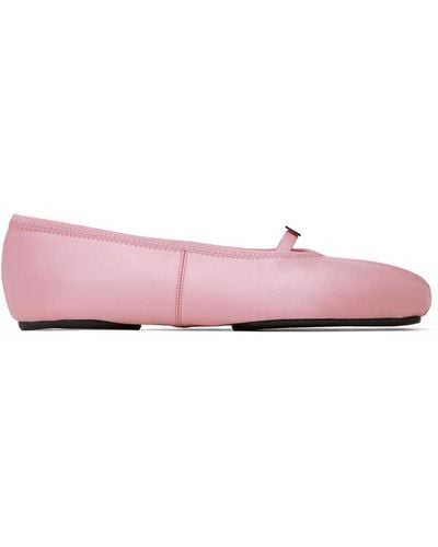 Givenchy Pink Ballet Ballerina Flats - Black