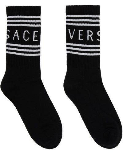 Versace Black Vintage Socks