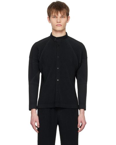 Homme Plissé Issey Miyake Homme Plissé Issey Miyake Black Monthly Colour March Shirt