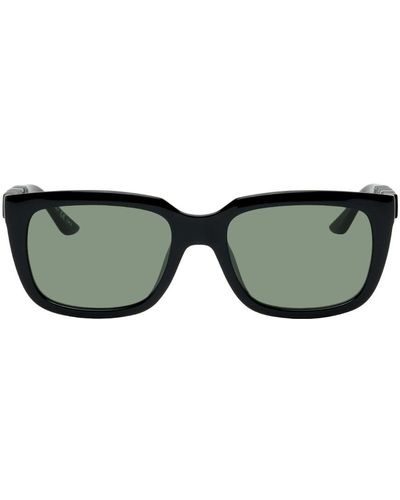 Balenciaga Embossed Logo Sunglasses - Green