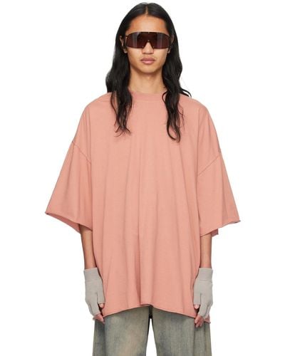 Rick Owens Tommy Tシャツ - ピンク