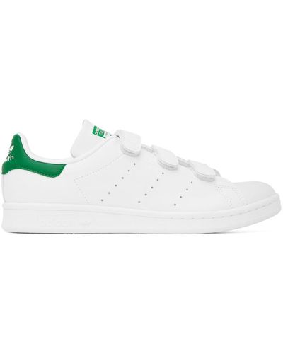 adidas Originals ホワイト Stan Smith スニーカー - ブラック