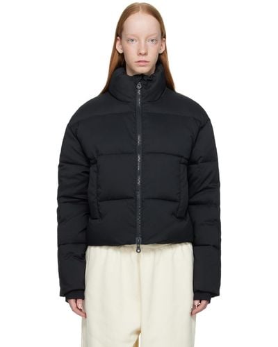 GIRLFRIEND COLLECTIVE Cropped Puffer Jacket - Black