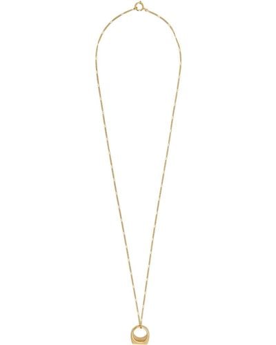 A.P.C. Suzanne Koller Edition Ring Pendant Necklace - Black