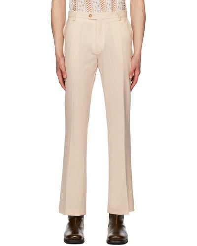 Cmmn Swdn Off- Ryle Trousers - Natural