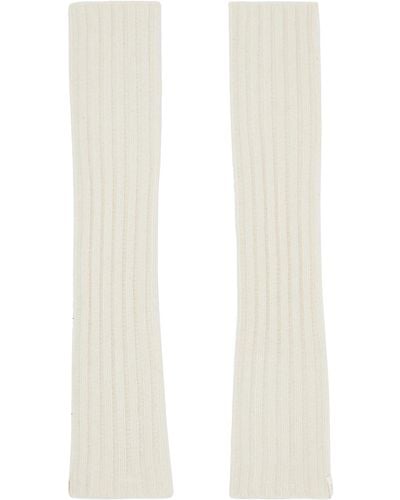 Sandy Liang Digit Arm Warmers - White