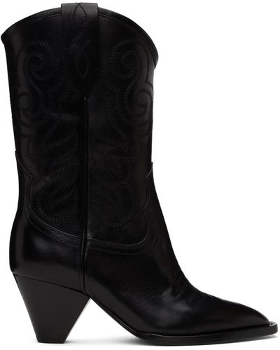 Isabel Marant Bottes de cowboy luliette noires