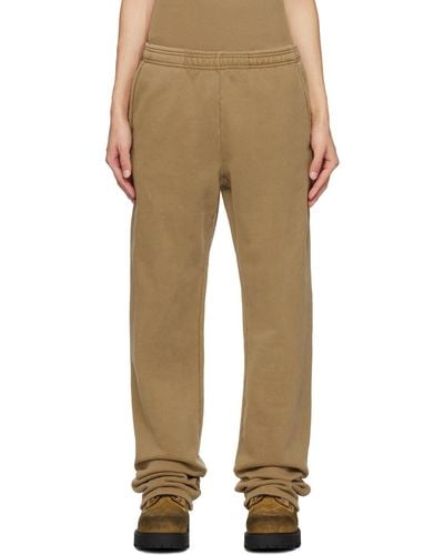 Entire studios Taupe Straight-leg Joggers - Natural