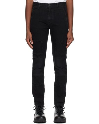 Undercover Panelled Jeans - Black