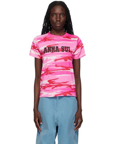 Anna Sui Ssense Exclusive T-shirt - Red