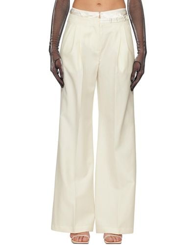 Anna October Off- Polen Trousers - Natural