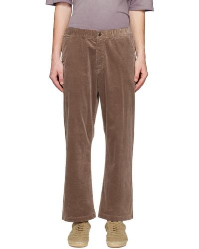 Remi Relief Taupe Workwear Pants - Brown