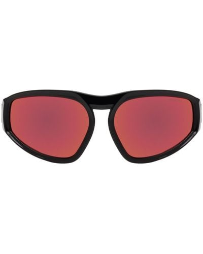 Moncler Black Pentagra Sunglasses - Pink