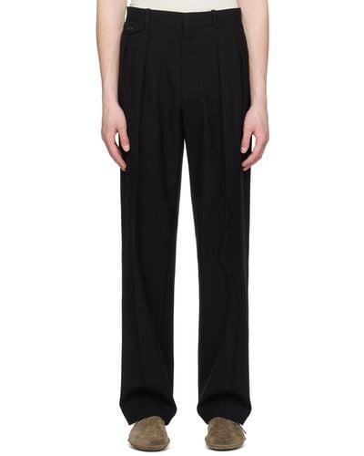 The Row Marcello Trousers - Black
