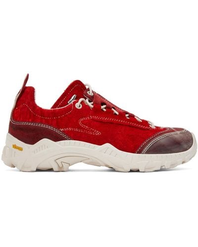 Our Legacy Red Gabe Trainers