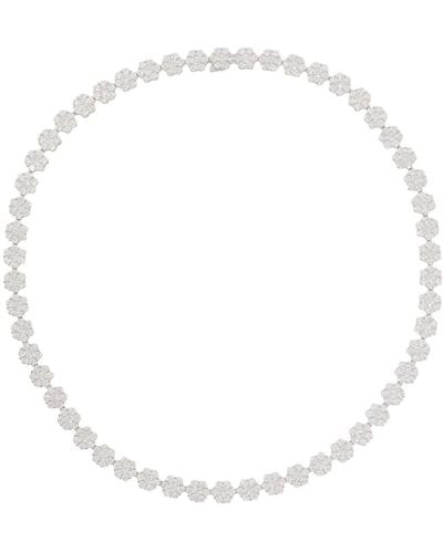 Hatton Labs Daisy Tennis Chain Necklace - Metallic