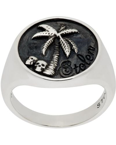 Stolen Girlfriends Club Trouble In Paradise Sovereign Ring - Metallic