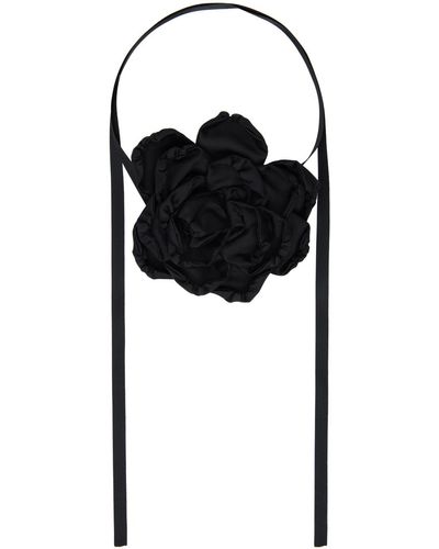 Dolce & Gabbana フローラル ネックレス - ブラック