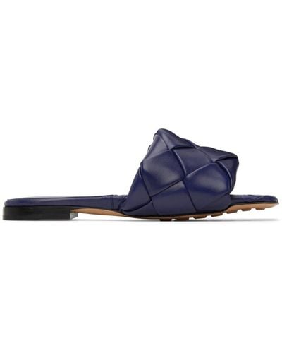 Bottega Veneta Lido Flat Sandals - Black