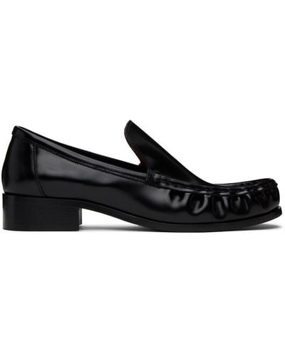 Acne Studios Black Stamped Loafers