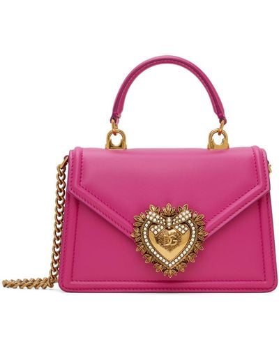 Dolce & Gabbana Dolce&gabbana Pink Small Devotion Bag