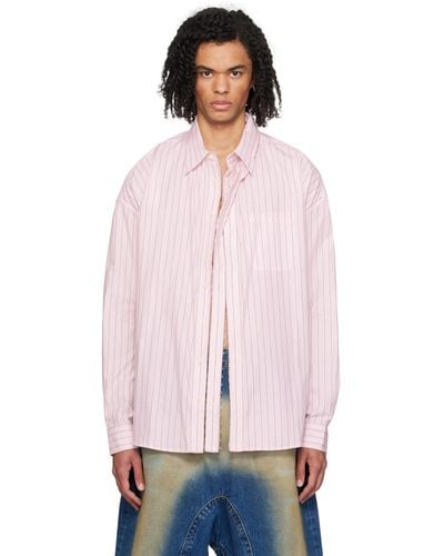 Y. Project Hook-eye Shirt - Pink