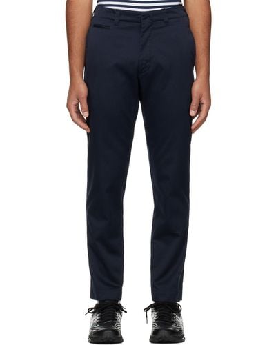 Nanamica Straight Trousers - Blue