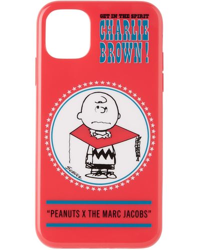 Marc Jacobs Peanuts Edition レッド Charlie Iphone 11 ケース