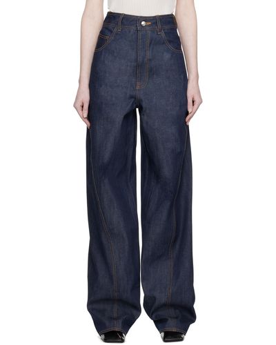 Elleme Wavy Jeans - Blue