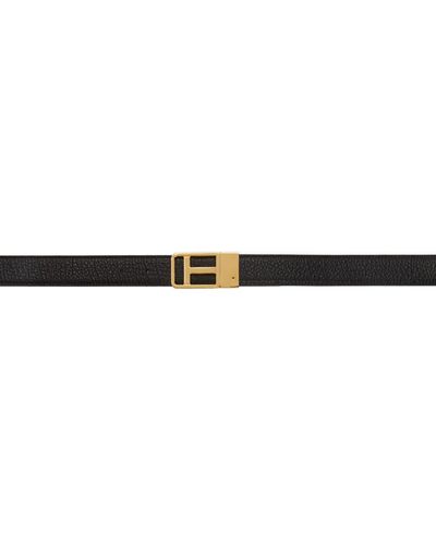 Tom Ford Reversible Leather Belt - Black