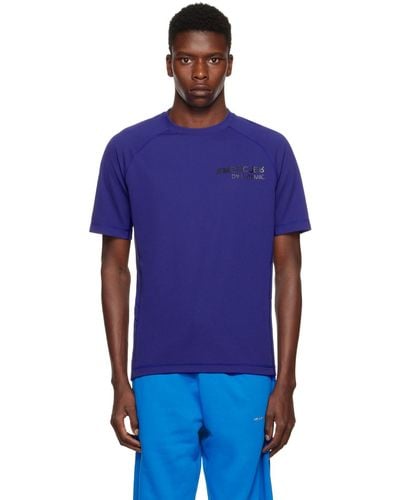 3 MONCLER GRENOBLE Blue 'day-namic' Long Sleeve T-shirt