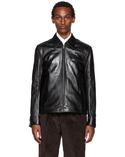 Paul smith shop leather biker jacket