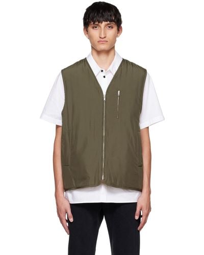 Helmut Lang Padded Vest - Green