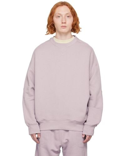 Calvin Klein Purple Relaxed-fit Sweatshirt - Pink