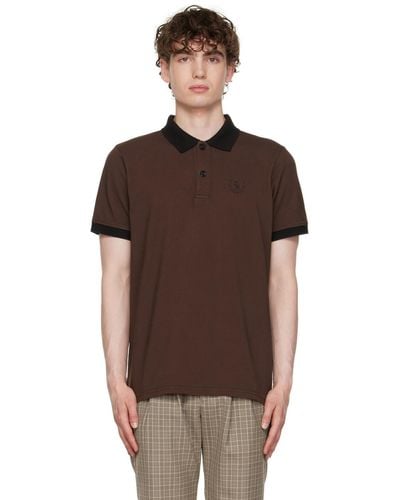 ERNEST W. BAKER 19ss Cable Knit Polo | www.proesmin.com