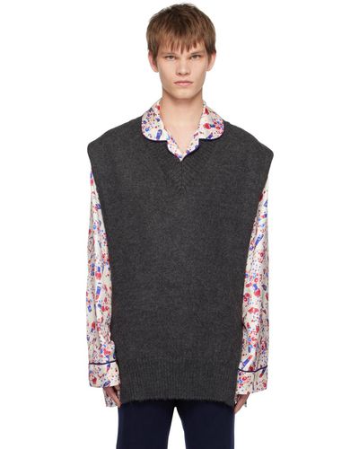 Maison Margiela V-neck sweaters for Men | Online Sale up to 76% off | Lyst