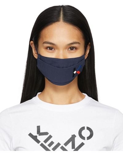 KENZO Three-pack Colour Embroide Logo Face Masks - Multicolour