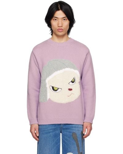Stella McCartney Purple Mission Sheep Sweater - Multicolour