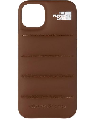 Urban Sophistication 'The Puffer' Iphone 14 Plus Case - Brown