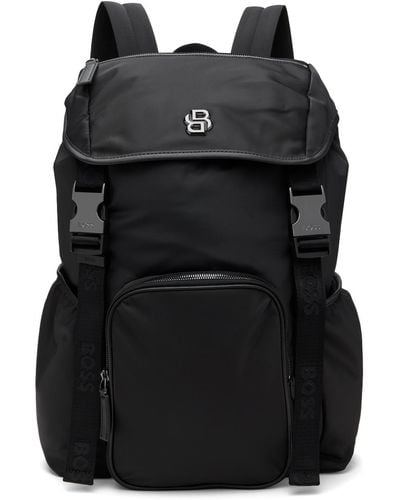 BOSS Double Monogram Backpack - Black