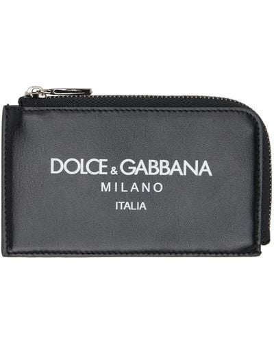 Dolce & Gabbana Dolce&gabbana Black Logo Card Holder